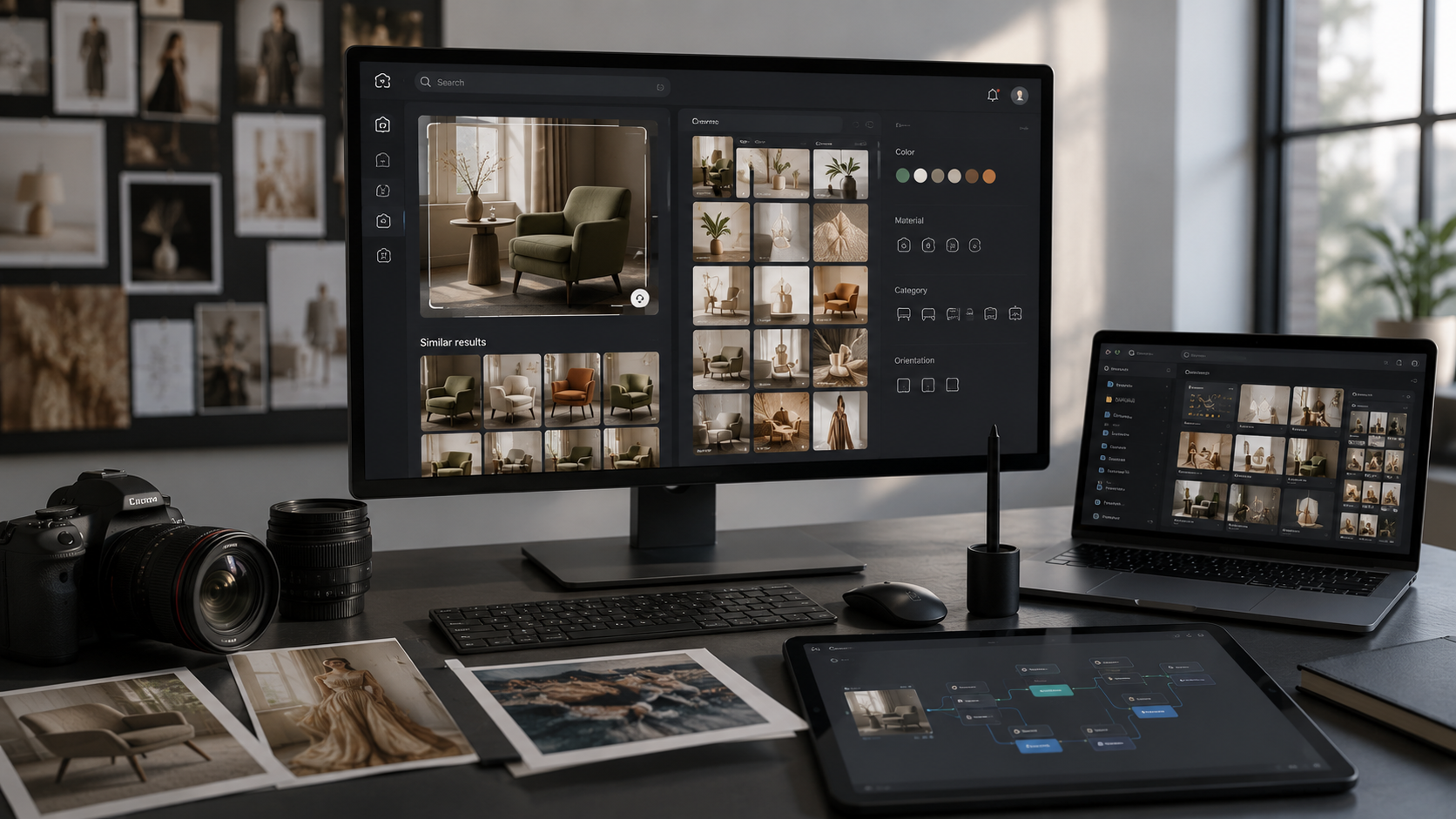 AI-Powered Visual Search for a Creative Industry Workflow